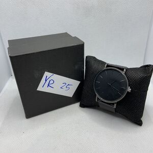 South Lane SS20-dr1-3487 Black Mesh Analog Quartz Genuine Wrist Watch YR25